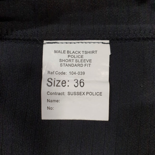 T-Shirt Police Sussex (4)