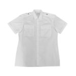 Shirt, Short Sleeve, Mens Police, White (1)